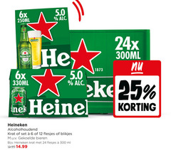  heineken blikjes bier krat 6 12 24 25 300 6x 250ml original malt 330ml honneur orig amsterdam bieren ml 300ml 