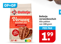  100 bolletje verwen beschuitjes melkchocolade chocolade vezels nutri score pakken pak 