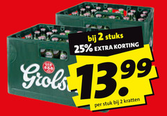  grolsch krat bier 2 25 stuks stuk kratten 