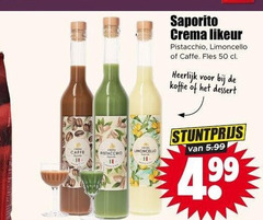  likeur 50 99 crema limoncello caffe fles koffie dessert 5.99 