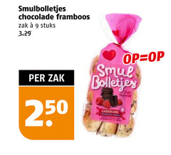  9 250 chocolade framboos zak stuks bolletjes 