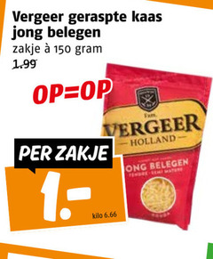  geraspte kaas 150 vergeer jong belegen zakje fam kilo holland volt 