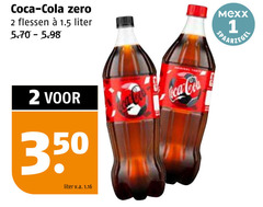  coca-cola cola 1 2 350 coca zero flessen liter mexx v.a. 