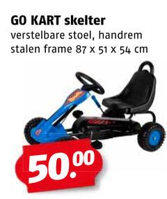  go kart skelter verstelbare stoel handrem stalen frame cm 