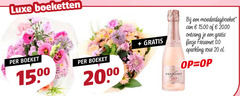  champagne sparkling wijn 20 luxe boeketten boeket freixenet 00 moederdagboeket flesje 0.0 rosee 