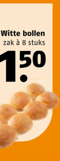  8 150 witte bollen zak stuks 