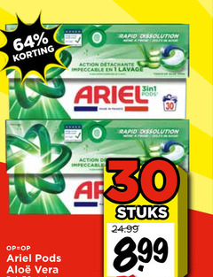  ariel wasmiddel 1 64 rapid action impeccable vera stuks 
