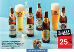  witbier 8 50 erdinger bier benediktiner weissbier stone der premium paulaner weizen tray seit munchen scherp geprijsd 