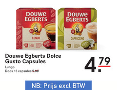  8 16 100 douwe egberts lungo coffee compatible with nescafe systems dolce gusto capsules doos 5.99 cappuccino ouwe darts 