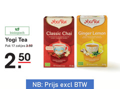  17 yogitea biologisch yogi tea pak zakjes classic chai ayurvedische specerijenthee kaneel kardemom gember ginger lemon kruidenthee citroenschil pepermunt new same recipe exotisch verwarmend versterkend theezakjes 2 inspirerend opwekkend 30 