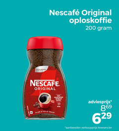  nescafe oploskoffie 100 200 2009 original neuve verantwoord geteelde koffie rijke volle 