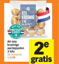  aardappelen 3 20 30 beter natuur boer lets kruimig koken bakken min kruimige kilo actieprijs 2 