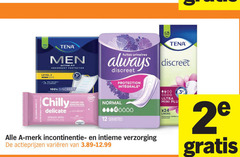  2 12 100 tena men level active fit absorbent protector discreet chilly delicate intimate wipes comfort for sensitive skin fuites urinaires always protection normal serviettes merk incontinentie intieme verzorging varieeren ultra mini liners 