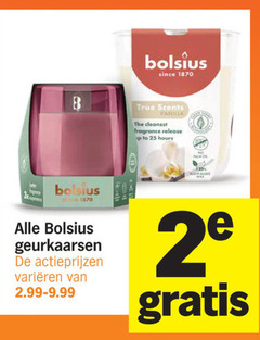  bolsius geurkaarsen 25 1870 since varieeren true scents vanilla fragrance release up to hours 2e 