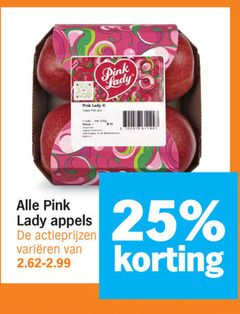  pink lady appels 25 varieeren 