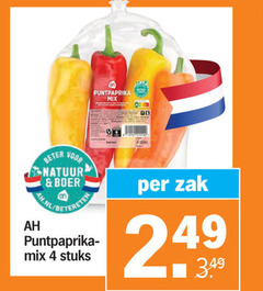  puntpaprika 4 30 beter natuur boer mix stuks mia zak 