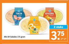  2 tonijn salade kip kerrie salades beter leven stuks 