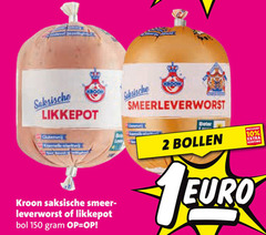  2 10 150 saksische likkepot glutenvrij kroon smeer leverworst bol smeerleverworst beter bollen 
