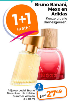  1 2 30 bruno banani mexx adidas damesgeuren eau toilette summer woman ml 