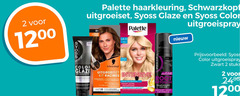  2 40 100 palette haarkleuring schwarzkopf uitgroeiset syoss glazen color uitgroeispray kit racines intensive up to applications temporary instant grey coverage retouche creme coloration zwart stuks 12 