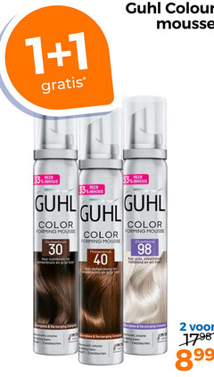  guhl haarverzorging 1 2 30 33 40 colour mousse inhoud color forming donkerbruin lichtbruin grijs heer verzorging scent volume ineen middenbruin donkerblond zilverblond lichtblond wit hoor glans cent wasbeurten 