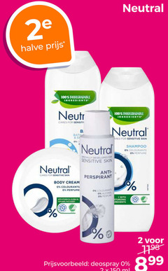  neutral douchegel deodorant shampoo 1 2 100 150 2e halve biodegradable ingredients cares for sensitive skin bath body cream colourants perfume with vitamine jojoba hand face b developed anti-perspirant alcohol ares deospray ml 