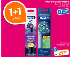  1 2 4 8 12 55 best technology for removal oral b opzetborstels pro cross action pak spaar punt clinically proven radiant white day pack anti only by removing surface stains 1x4 10x sold compatible brush head brand post 