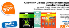  5 14 16 20 25 27 gillette venus scheermesjes labs xxl fusion pak mach3 proglide smooth pro rasage maanden fusion5 new manual stuk verzending 55 