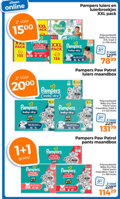  1 2 3 4 6 180 350 360 online 2e pampers luiers luierbroekjes xxl pack 15 harmonie hypoallergeen dermatologisch getest baby dry fit pants ultra protection schutz stop protect maat stuks free luier paw patrol limited edition 030 pan 