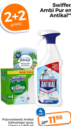  2 4 23 30 90 100 swiffer ambi pur antikal febreze navulling recharge maxi pack dry refills clean fresh technologie anti calcaire kalkreiniger original spray classic ml 