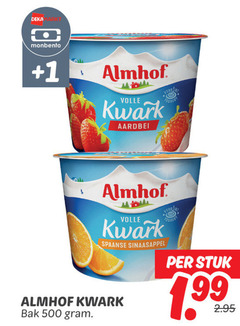  almhof kwark 500 deka monbento 1 volle aardbei spaanse sinaasappel stuk bak 