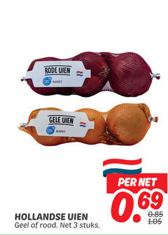  uien 1 3 rode klasse gele hollandse geel rood stuks 