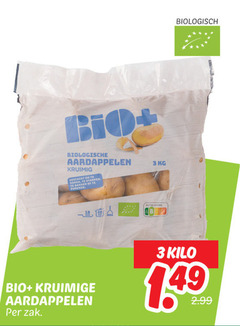  aardappelen 3 bio biologische kruimig stamper pureren biologisch kruimige zak kilo 