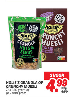  2 350 400 added sugar positive change granola muesli nuts almonds hazelnuts together ole grain ark chocolate crunchy zak pak 