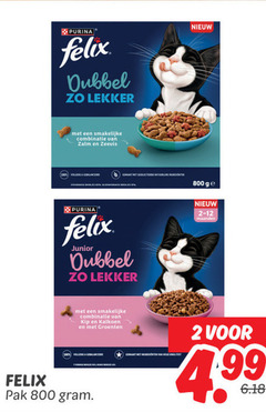  felix kattenvoer 2 100 purina dubbel combinatie zalm zeevis junior gemaakt nature kip kalkoen groenten ge maanden ingredienten pak 