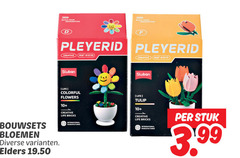  1 bouwsets bloemen elders creative life colorful flowers 10 bricks tulip international stuk 3.99 