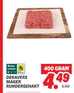  400 beter leven dekavers rundergehakt 5.99 