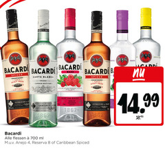  2 4 8 18 35 700 bacardi spiced white rum lime passionfruit premium spirit drink carta blanca razz b with spices superior establecido empresa la familia flavours and santiago imported from puerto rico cuba raspberry flavour for mixing your favourite lemonade all flessen ml anejo reserva caribbean 