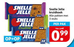  3 jelle kruidkoek minder suiker pakken stuks pak 3x 