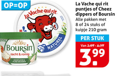  8 24 210 la vache qui rit boursin zacht romig knoflook fijne kruiden receptuur naturel klassieke puntjes cheez dippers pakken stuks kuipje stuk 