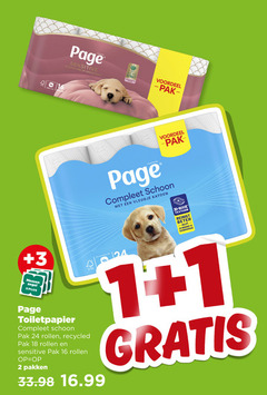 page toiletpapier 1 2 16 18 24 rollen sensitive comfortabel aloe vera extract voordeel schoon vleugje katoen 3 messen zegel fsc pak recycled pakken steunen 3d wave textuur reinigt beter minder gebruiken 