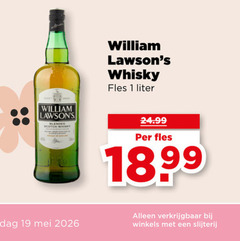  william lawsons whisky 1 19 scotch fles liter winkels slijterij 