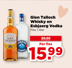  glen talloch esbjaerg whisky wodka 1 blended scotch choice ge vodka fles liter 