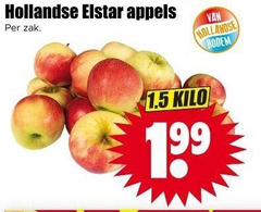  hollandse elstar appels zak bodem kilo 
