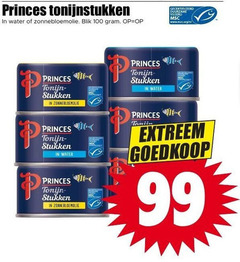  princes tonijn in blik 99 100 tonijnstukken water zonnebloemolie gecertificeerd visseri www.msc.org nl stukken extreem 