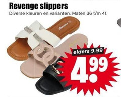  36 revenge slippers kleuren maten elders 