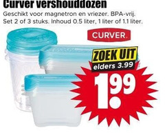  curver vershouddozen 1 2 3 magnetron vriezer vrij stuks inhoud liter 1.1 zoek elders 3.99 19 