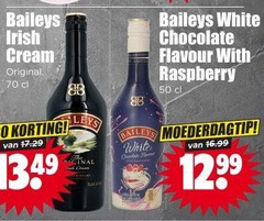  baileys likeur 50 irish cream original white chocolate flavour with raspberry moederdagtip create flora 
