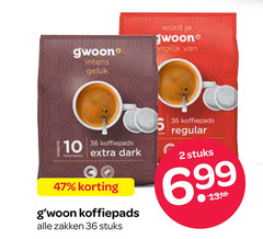  gwoon koffiepads 2 10 36 word vrolijk regular dark zakken stuks 6 99 