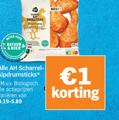  drumsticks 1 scharrel kip gemarineerd beter natuur boer l scharrelei kipdrumsticks m.u.v biologisch varieeren core 